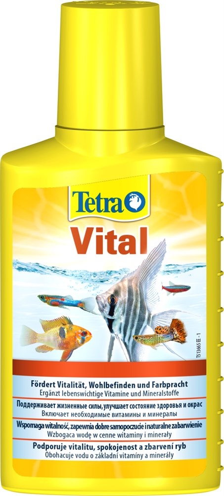 Tetra Vital 100 мл - препарат с витаминами и жизненно важными веществами для здоровья аквариумных рыб Tet-139237 - фото 22828