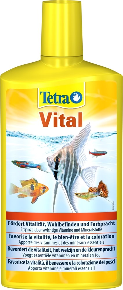Tetra Vital 500 мл - препарат с витаминами и жизненно важными веществами для здоровья аквариумных рыб Tet-736337 - фото 22832