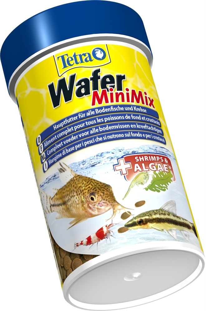Tetra Wafer Mini Mix 100 мл - корм для мелких донных рыб и ракообразных Tet-189911 - фото 22834