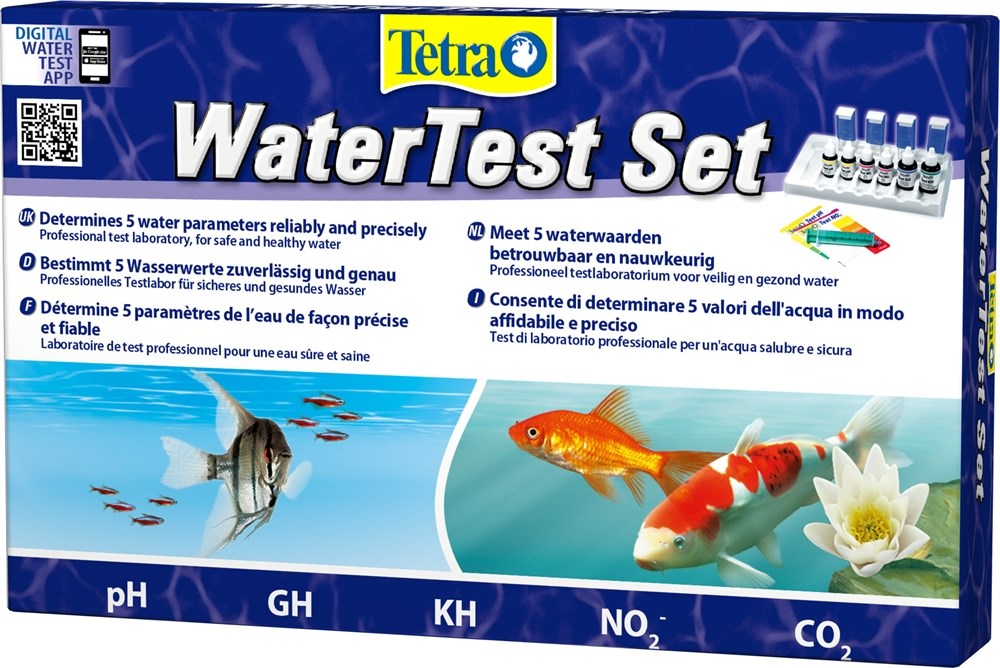 Tetra WaterTest Set - набор тестов для воды (pH, gH, kH, NO2, CO2 (таблица)) 746718 - фото 22862