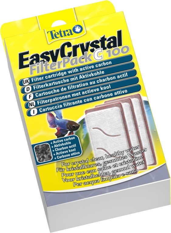 Tetra Сменный картридж с активированным углём для фильтров EasyCrystal 100 Tet-211841 - фото 22944