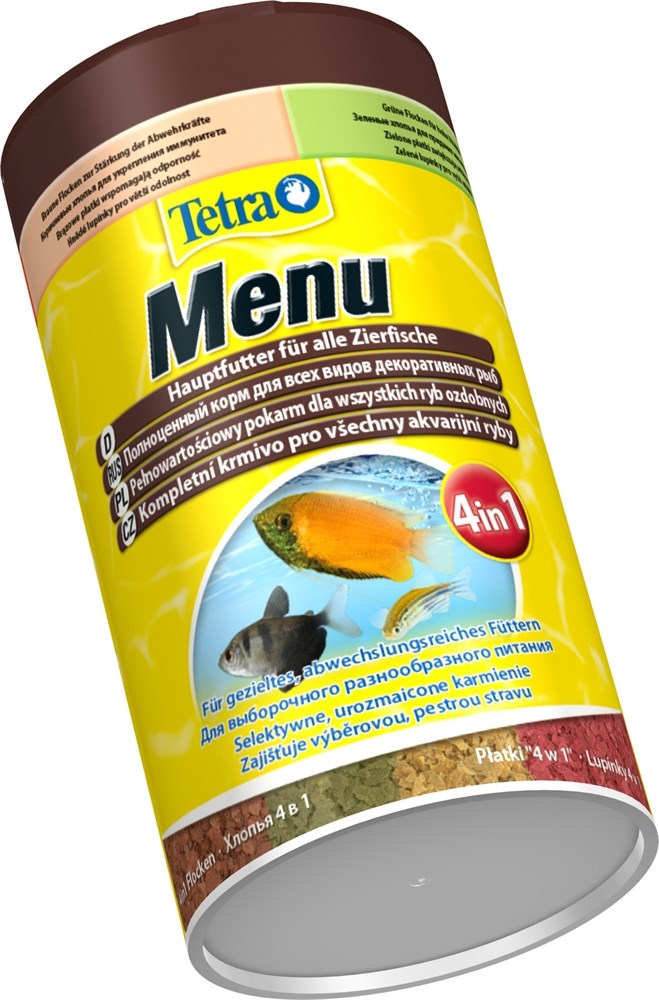 TetraMin Menu 250 мл - универсальный корм для рыб Tet-767393 - фото 23029