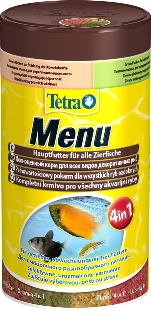 TetraMin Menu 250 мл - универсальный корм для рыб Tet-767393 - фото 23030