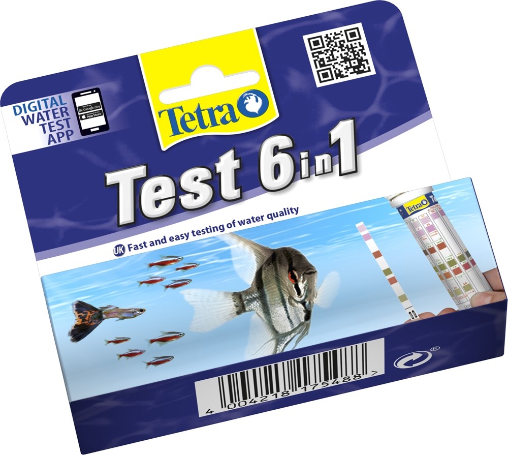 Tetratest 6 in 1 (25 полосок) - тест 6 в 1 - для быстрого измерения основных параметров 175488 - фото 23143