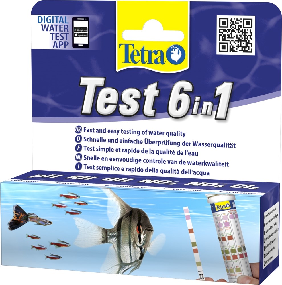 Tetratest 6 in 1 (25 полосок) - тест 6 в 1 - для быстрого измерения основных параметров 175488 - фото 23144