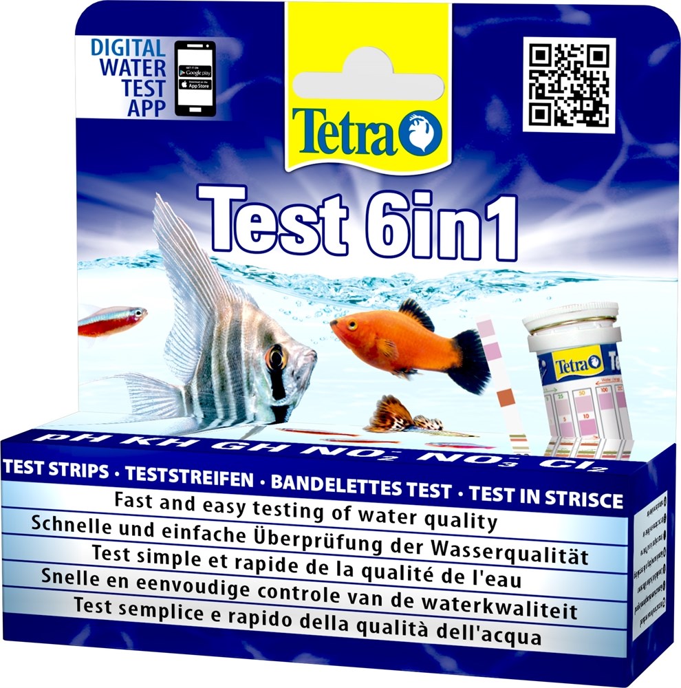 Tetratest 6 in 1 (25 полосок) - тест 6 в 1 - для быстрого измерения основных параметров 175488 - фото 23145