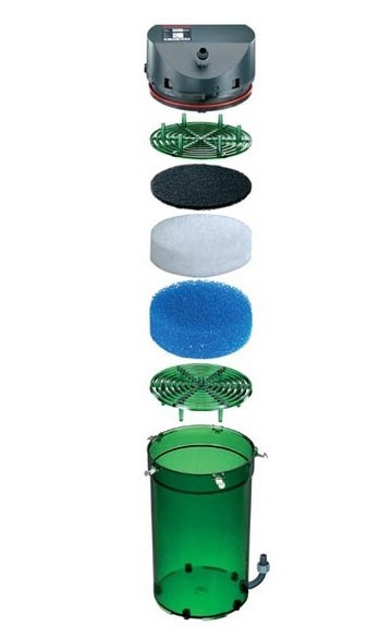 Eheim Classic 2215 - внешний фильтр для аквариумов до 350 л + губки EM-2215020 - фото 23600