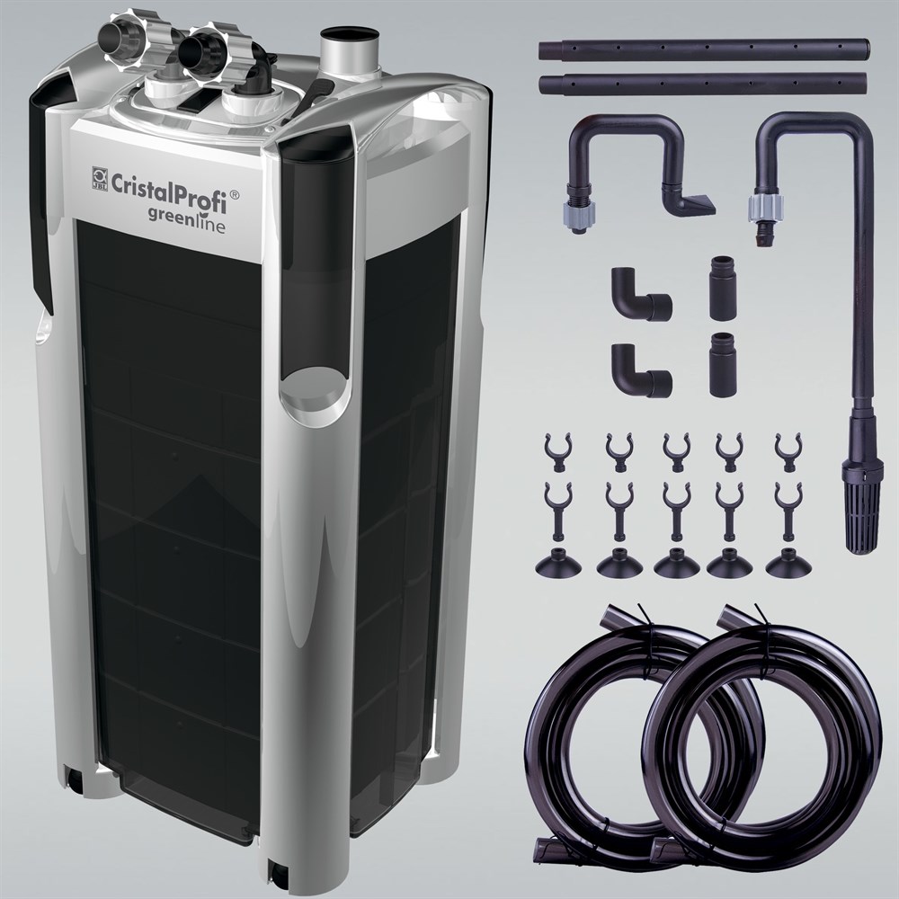 JBL CristalProfi e1902 greenline+ - внешний фильтр для аквариумов объемом 200-800 л 282.6028400 - фото 23617