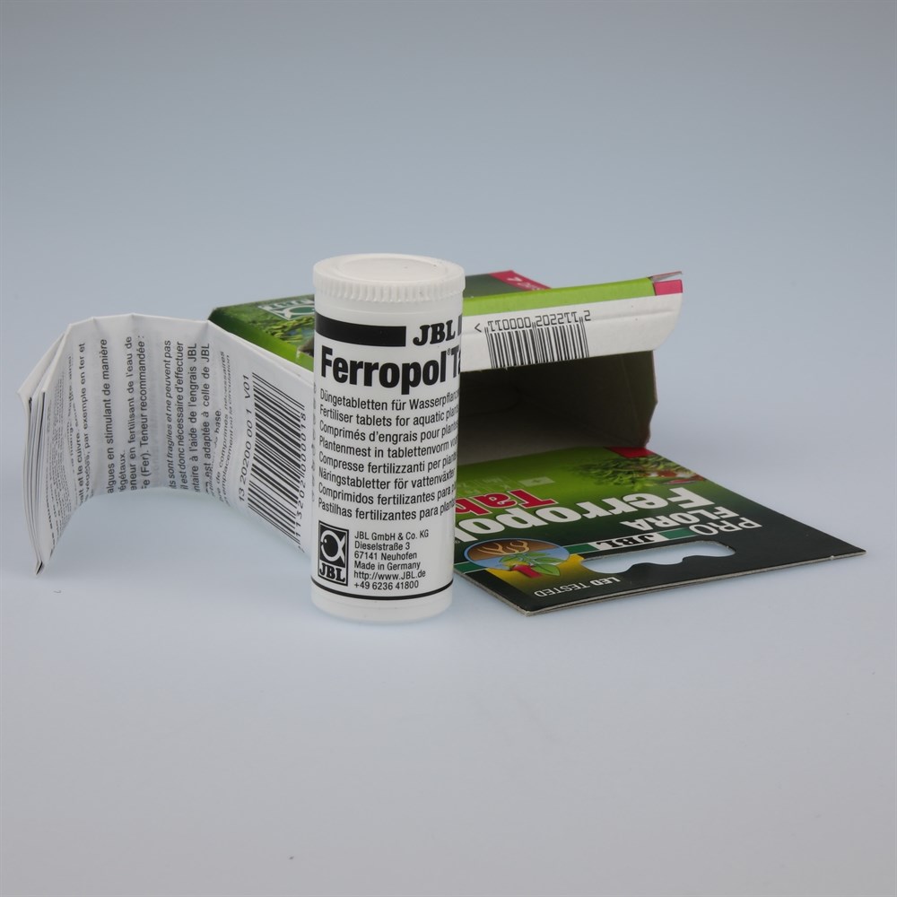 JBL Ferropol tabs 30 таб. -  удобрение для растений в таблетках с железом 282.2020000 - фото 23720