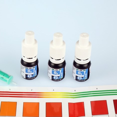 JBL Oxygen Test O2 New Formula (Экономичная упаковка) - экспресс-тест для определения содержания кислорода в пресноводных / морских аквариумах и прудах 282.2411200 - фото 23843