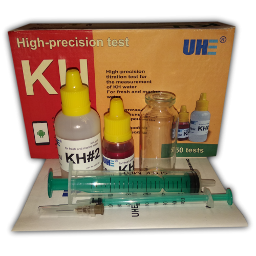 UHE KH test - тест для определения карбонатной жёсткости (kH) воды UKH - фото 23922