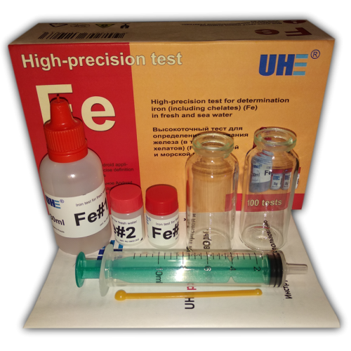 UHE Fe test - тест для определения концентрации железа в воде UFE - фото 23929