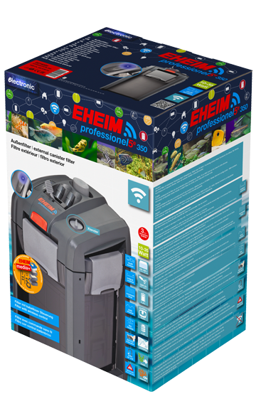 EHEIM PROFESSIONEL 5e-350 WiFi 1500л/ч (до 350 л) - внешний фильтр для аквариума в комплекте с наполнителями MECH pro, BioMECH, SUBSTRAT pro EM-2274020-5 - фото 24143