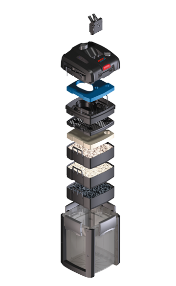 EHEIM PROFESSIONEL 5e-350 WiFi 1500л/ч (до 350 л) - внешний фильтр для аквариума в комплекте с наполнителями MECH pro, BioMECH, SUBSTRAT pro EM-2274020-5 - фото 24144