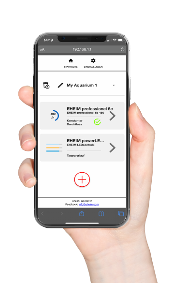 EHEIM PROFESSIONEL 5e-600T WiFi 1850л/ч (до 600 л) - внешний термофильтр для аквариума EM-2178010-5 - фото 24154