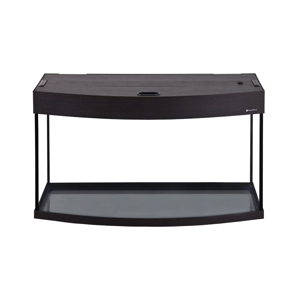 Aquaplus аквариум Ф-115 LUX цвет - венге -  (80*35*49) + крышка  1*16Вт (LED) a90090 - фото 24332
