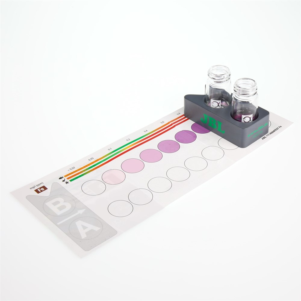 JBL Eisen Test-Set Fe - Тест для определения содержания железа в пресной и морской воде на 50 измерений 282.2411600 - фото 24377