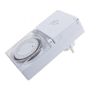 Robiton - таймер суточный электромеханический с заземлением, влагозащищенный ME-03 - фото 25278