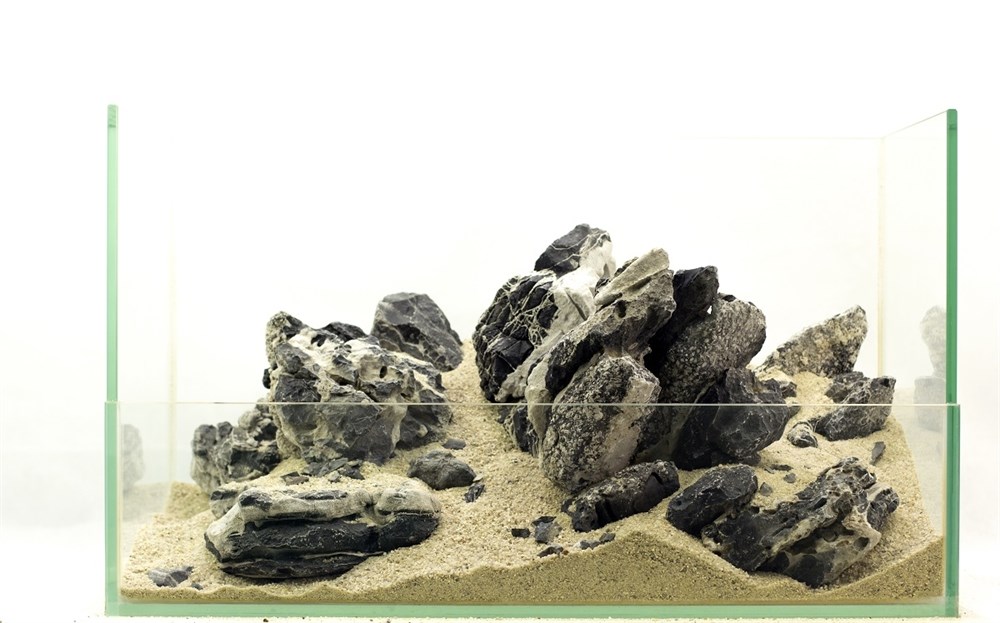 GLOXY "Белый тигр" набор камней разных размеров (упаковка-20 кг) GL-004928 - фото 25329