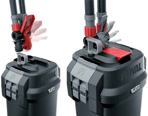 Fluval 107 - внешний фильтр для аквариумов от 40 до 130 литров H044010 - фото 25365