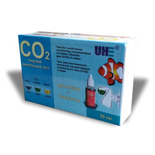 UHE CO2-тест-индикатор (дропчекер) - набор для отслеживания содержания углекислого газа в воде UCO2 - фото 25712