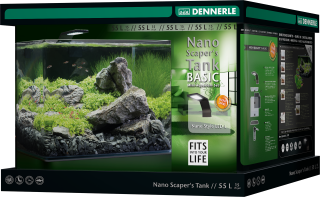 Dennerle Nano Scaper's Tank Basic 50 Style LED Limited edition CO2 - Панорамный нано-аквариум для акваскейпинга 45х36х34 см, 50 л - с комплектом оборудования и системой подачи CO2, баллон приобретается отдельно Den-5135 - фото 25776