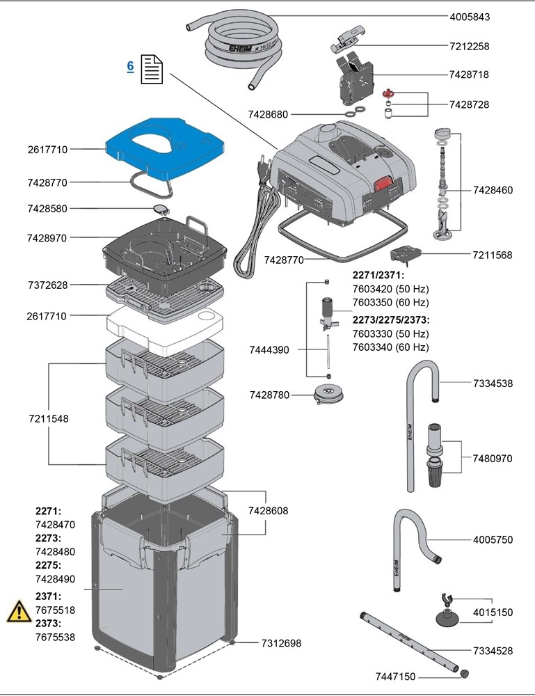 EHEIM professionel 4+ 350T - термофильтр для аквариумов объёмом до 350 литров EM-2373020 - фото 25959