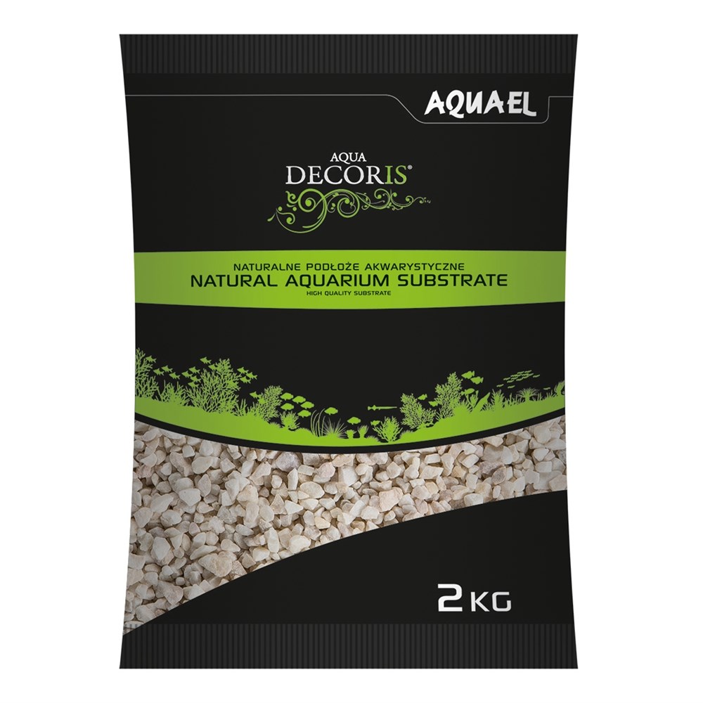AQUAEL AQUA DOLOMITE BASALT GRAVEL 2- 4ММ, 2КГ (бежевый) - декоративный грунт для аквариума 114042 - фото 26574