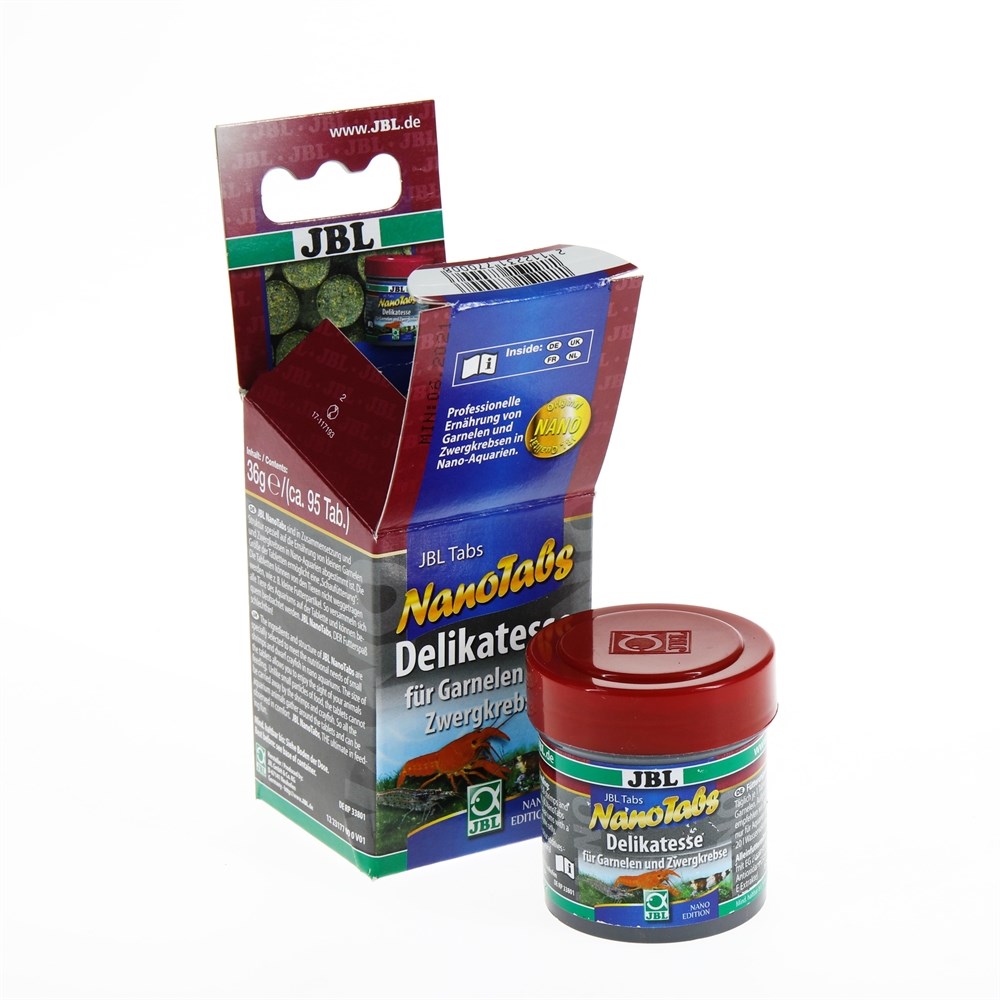 JBL NanoTabs 60 мл. - Корм в форме таблеток для креветок и карликовых раков 282.2317700 - фото 26618