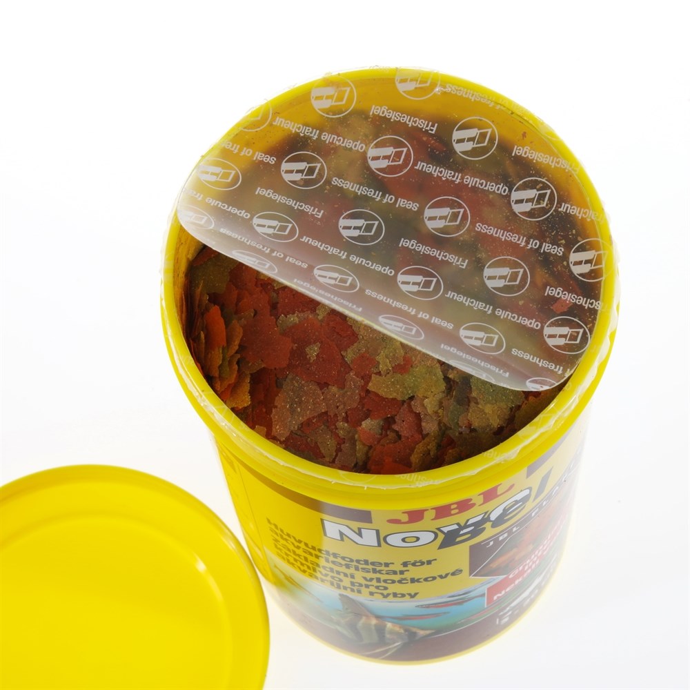 JBL NovoBel 1 л. (190 г.) - Основной корм в форме хлопьев для всех аквариумных рыб 282.3014000 - фото 26634