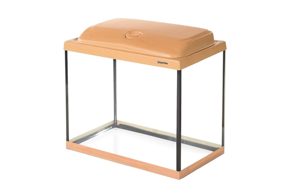 Aquaplus аквариум П60 / 55л прямой Бук LED (50*30*40)+Крышка, свет: LEDDY TUBE Retro Fit Sunny 8вт, стекло 5/5 991516 - фото 26720