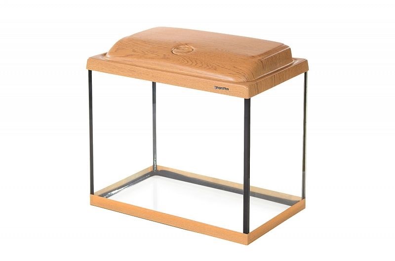 Aquaplus аквариум П60 / 55л прямой Дуб LED (50*30*40)+Крышка, свет: LEDDY TUBE Retro Fit Sunny 8вт, стекло 5/5 991554 - фото 26724