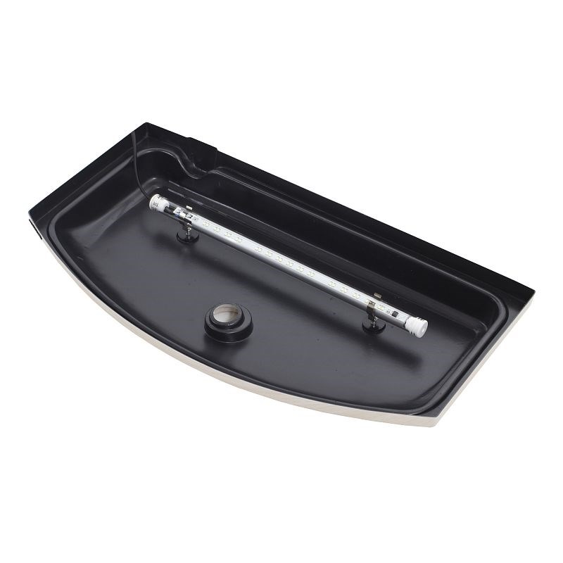 Aquaplus аквариум Ф50 / 46л фигурный Груша LED (50*30*35)+Крышка, лампа  LEDDY TUBE Retro Fit Sunny 1*8Вт, стекло 5/5 (Аква Плюс) 991943 - фото 26764