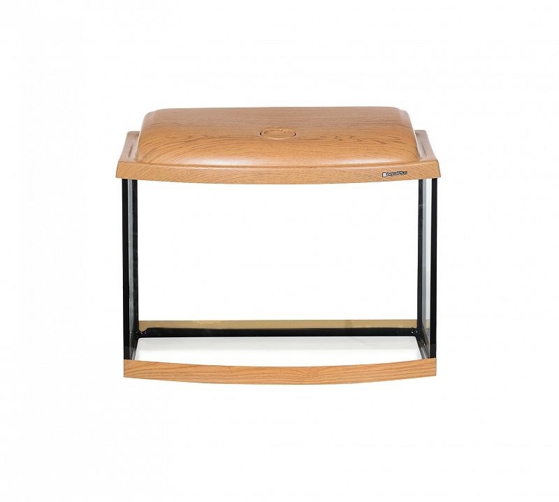 Aquaplus аквариум Ф50 / 46л фигурный Дуб LED (50*30*35)+Крышка, лампа  LEDDY TUBE Retro Fit Sunny 1*8Вт, стекло 5/5 (Аква Плюс) 991950 - фото 26768