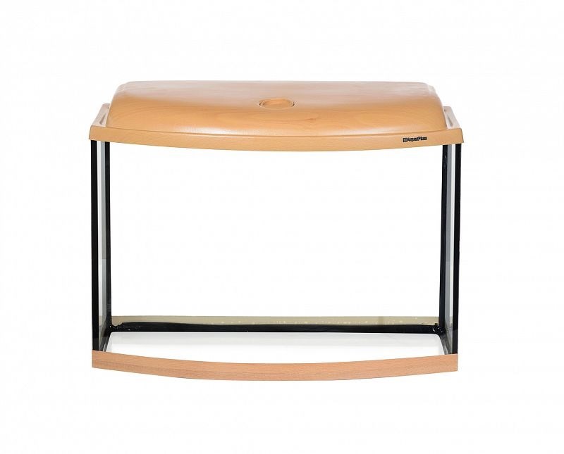 Aquaplus аквариум Ф70 / 62л фигурный Бук LED (60*30*40)+Крышка, свет: LEDDY TUBE Retro Fit Sunny 10Вт, стекло 5/5 (Аква Плюс) 992117 - фото 26795