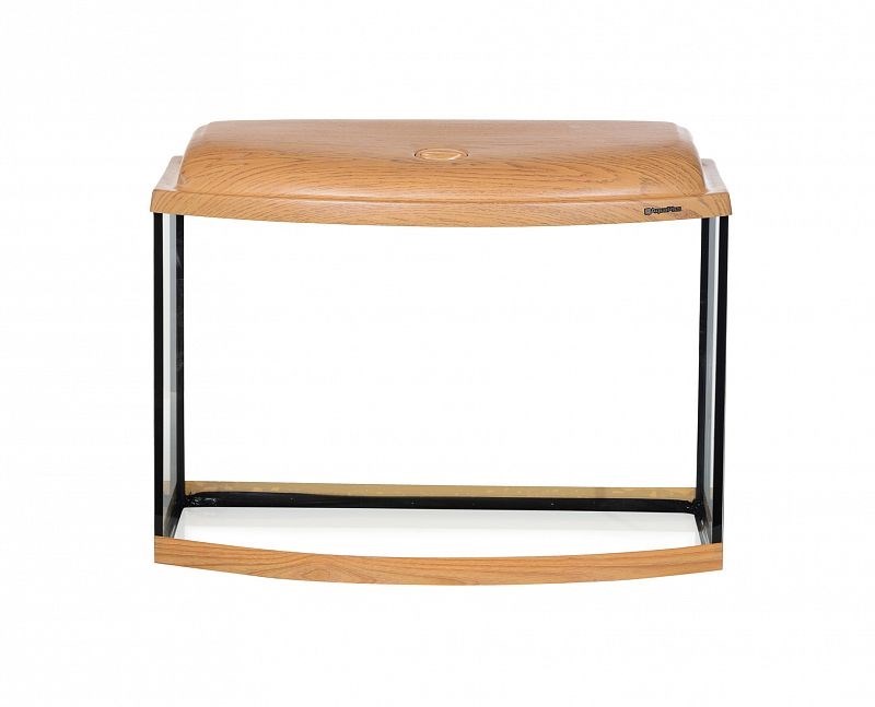 Aquaplus аквариум Ф70 / 62л фигурный Дуб LED (60*30*40)+Крышка, свет: LEDDY TUBE Retro Fit Sunny 10Вт, стекло 5/5 (Аква Плюс) 992155 - фото 26801