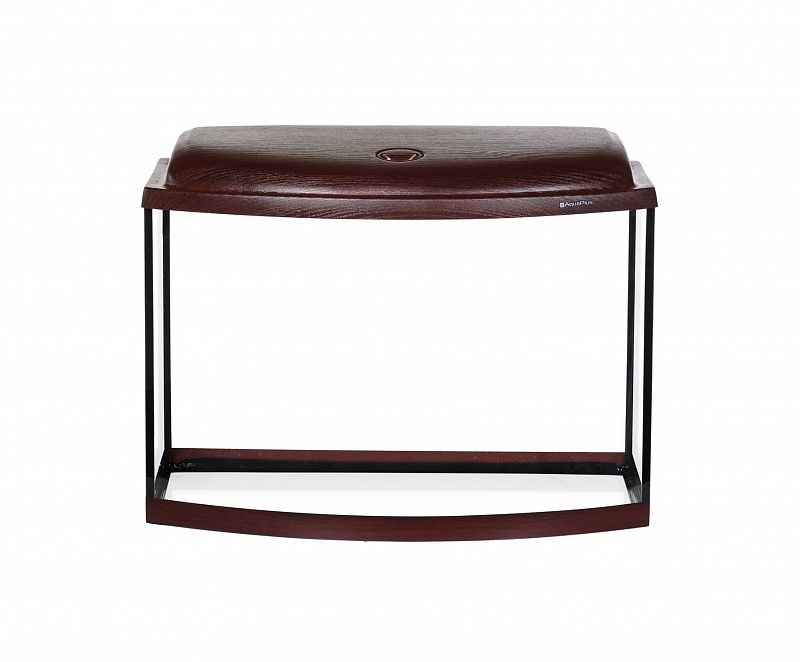 Aquaplus аквариум Ф70 / 62л фигурный Махагон LED (60*30*40)+Крышка, свет: LEDDY TUBE Retro Fit Sunny 10Вт, стекло 5/5 (Аква Плюс) 992186 - фото 26818