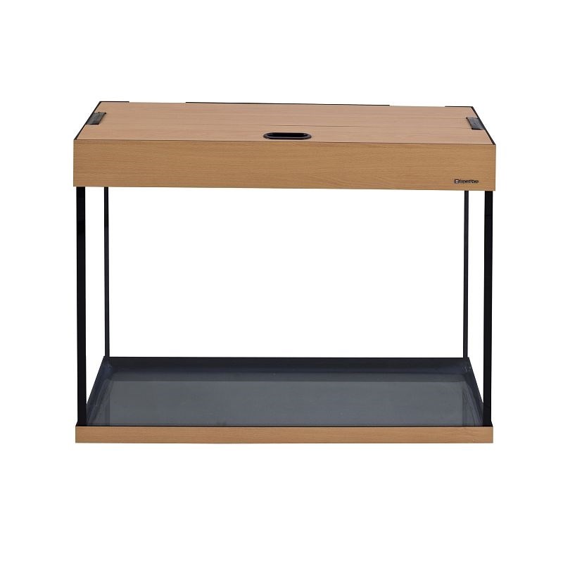 Aquaplus аквариум LUX П100 / 96л прямой Бук LED (70*30*56)+Крышка, светильник LEDDY TUBE Retro Fit Sunny 1*16Вт, стекло 6/6 a18776 - фото 26830