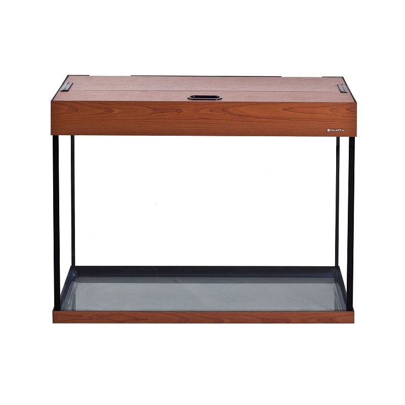 Aquaplus аквариум LUX П100 / 96л прямой Итальянский орех LED (70*30*56)+Крышка, светильник LEDDY TUBE Retro Fit Sunny 1*16Вт, стекло 6/6 a18837 - фото 26837