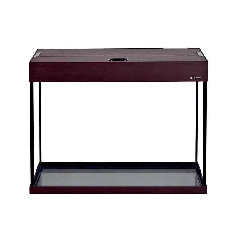 Aquaplus аквариум LUX П100 / 96л прямой Махагон LED (70*30*56)+Крышка, светильник LEDDY TUBE Retro Fit Sunny 1*16Вт, стекло 6/6 a18844 - фото 26840