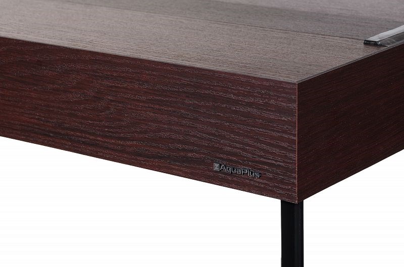 Aquaplus аквариум LUX П100 / 96л прямой Махагон LED (70*30*56)+Крышка, светильник LEDDY TUBE Retro Fit Sunny 1*16Вт, стекло 6/6 a18844 - фото 26841