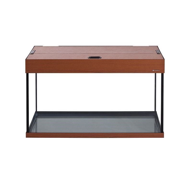 Aquaplus аквариум LUX П120 / 115л прямой Итальянский орех LED (80*35*49)+Крышка, светильник LEDDY TUBE Retro Fit Sunny 1*16 Вт, стекло 6/6 a18967 - фото 26858