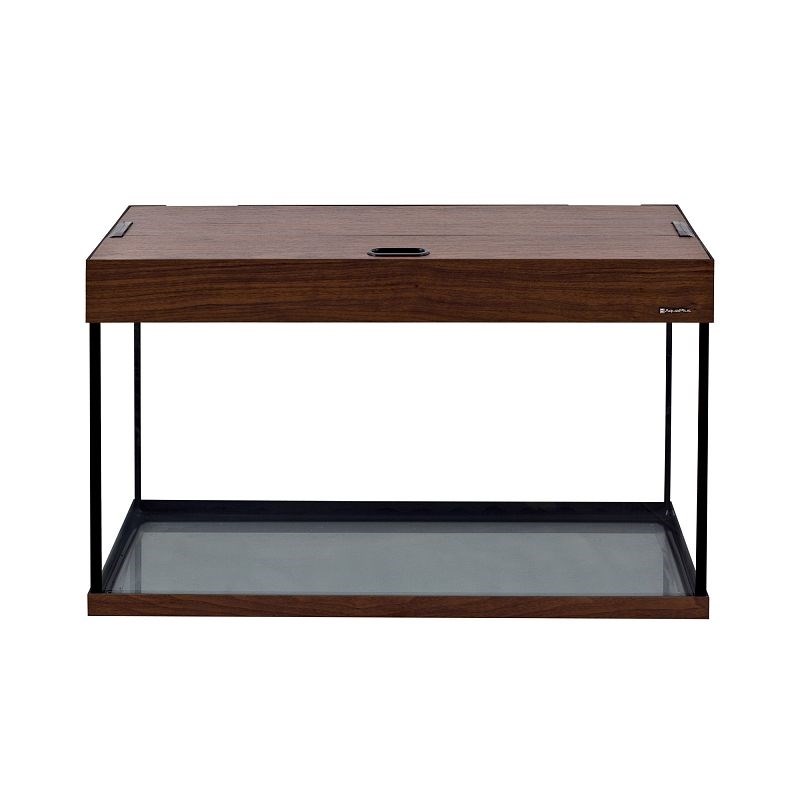 Aquaplus аквариум LUX П120 / 115л прямой Орех LED (80*35*49)+Крышка, светильник LEDDY TUBE Retro Fit Sunny 1*16 Вт, стекло 6/6 a19001 - фото 26861