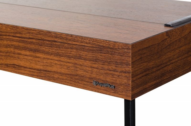 Aquaplus аквариум LUX П120 / 115л прямой Орех LED (80*35*49)+Крышка, светильник LEDDY TUBE Retro Fit Sunny 1*16 Вт, стекло 6/6 a19001 - фото 26862