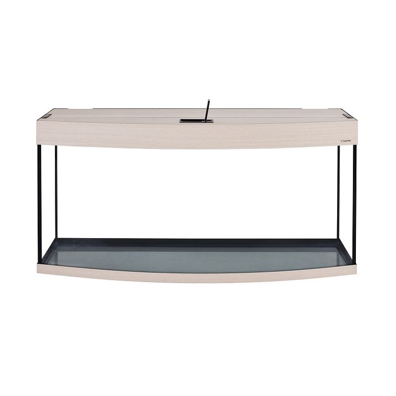 Aquaplus аквариум LUX  Ф245 / 225л фигурный Выбеленный дуб LED (120*40*61), свет LEDDY TUBE Retro Fit Sunny 2х18 W, стекло 8/8 a90366 - фото 26918