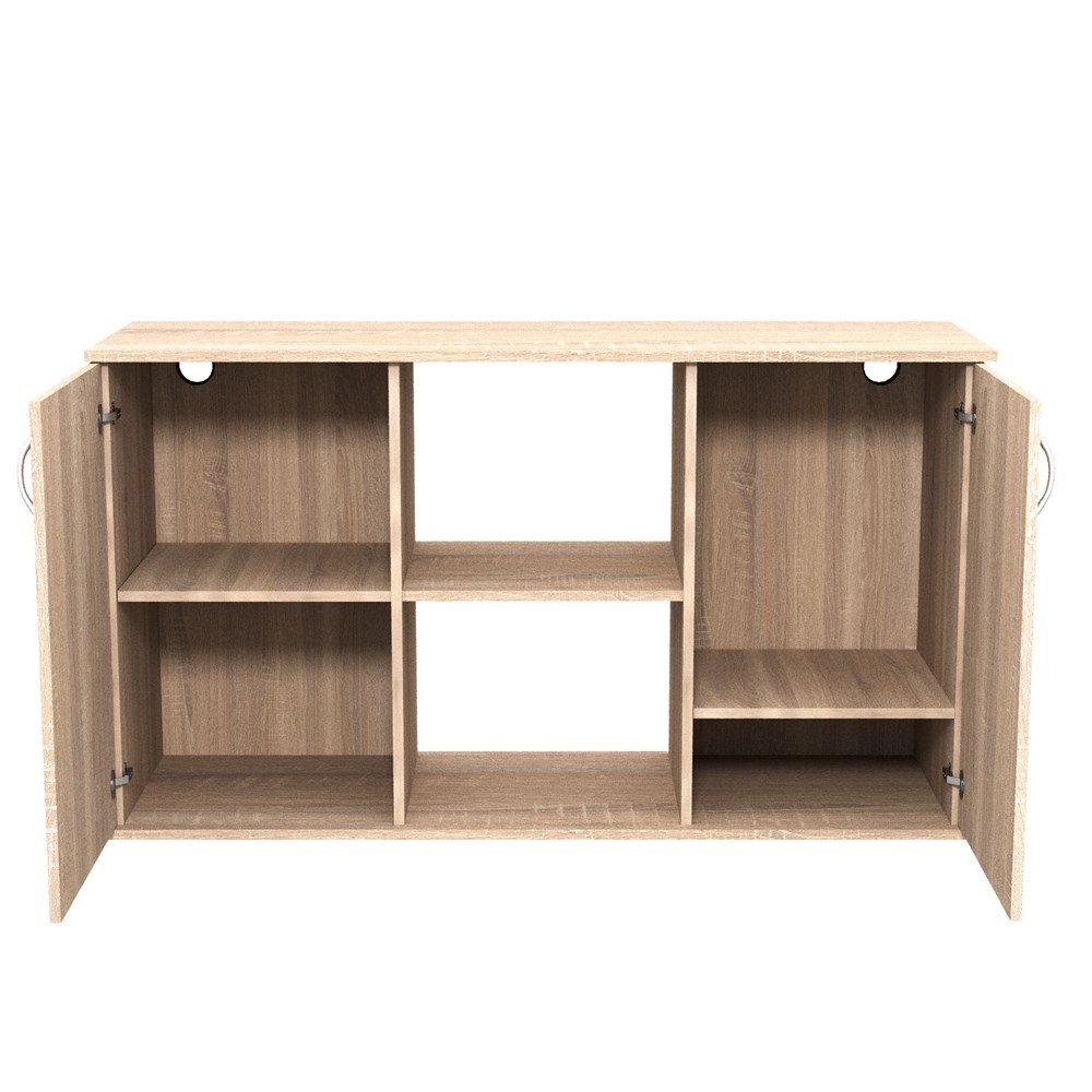 Тумба прямая 120*40*70 Дуб сонома, с 2 дверцами ДСП модель 2016 a14839 - фото 26946