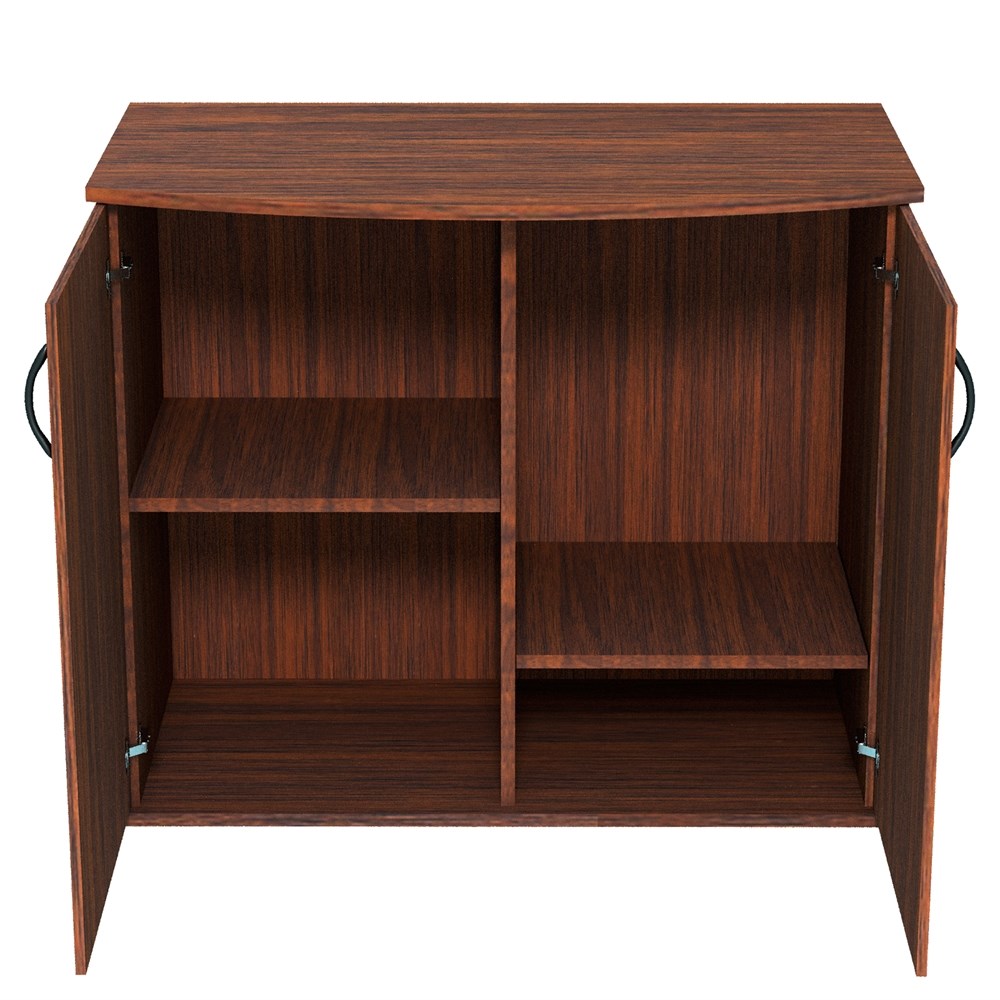 Тумба фигурная   80*35*72 орех, две дверки ДСП, модель 2016 218851 - фото 26969