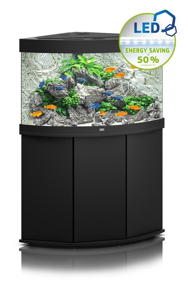 Juwel TRIGON 190 LED аквариум 190л черный (Black) 98,5х70х60см 2х14W Фильтр Bioflow M, нагреватель 200 Вт 16350 - фото 27247
