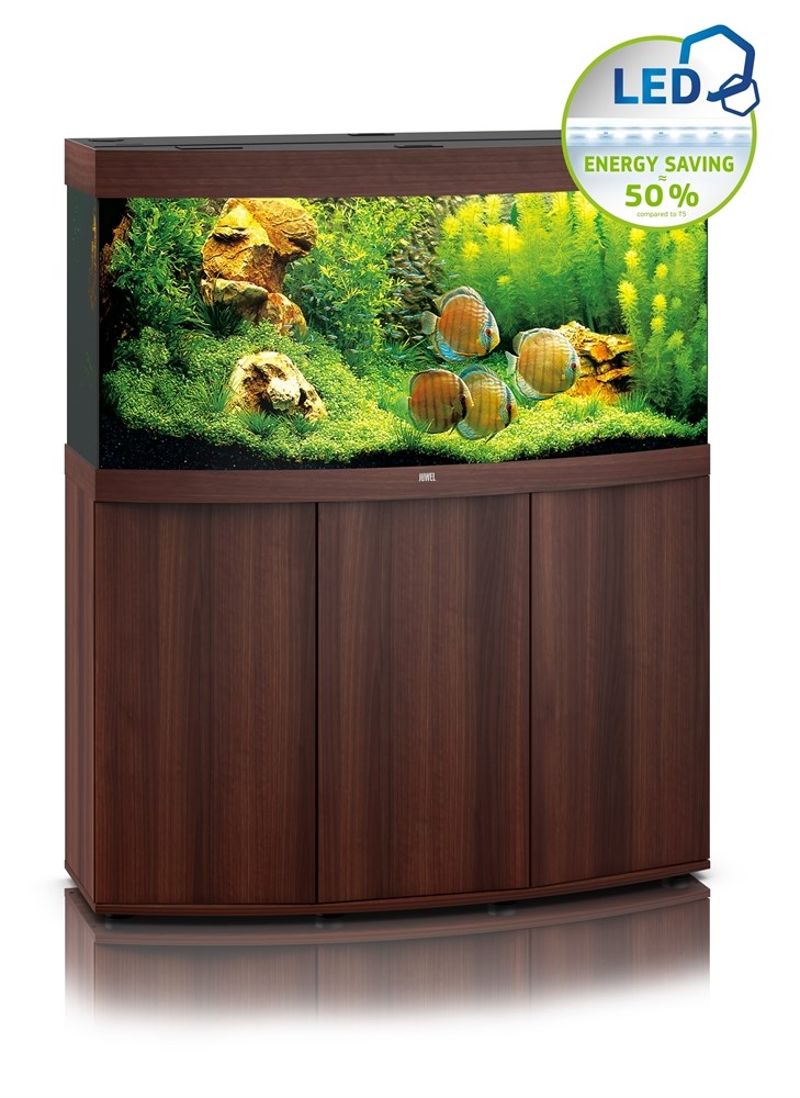 Juwel VISION 260 LED аквариум 260л темное дерево (Dark Wood) 121х46х64см 2х29W Фильтр Bioflow L, нагреватель 300 Вт Juw-6750 - фото 27271