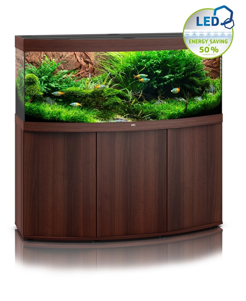 Juwel VISION 450 LED аквариум 450л темное дерево (Dark wood) 151х61х64см 4х31W Фильтр Bioflow XL, нагреватель 300 Вт Juw-10750 - фото 27277